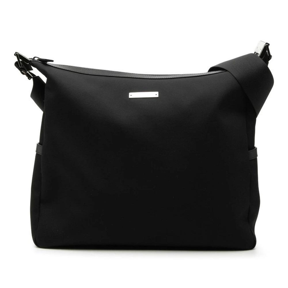 Gucci Crossbody Bag Black Leather Canvas
